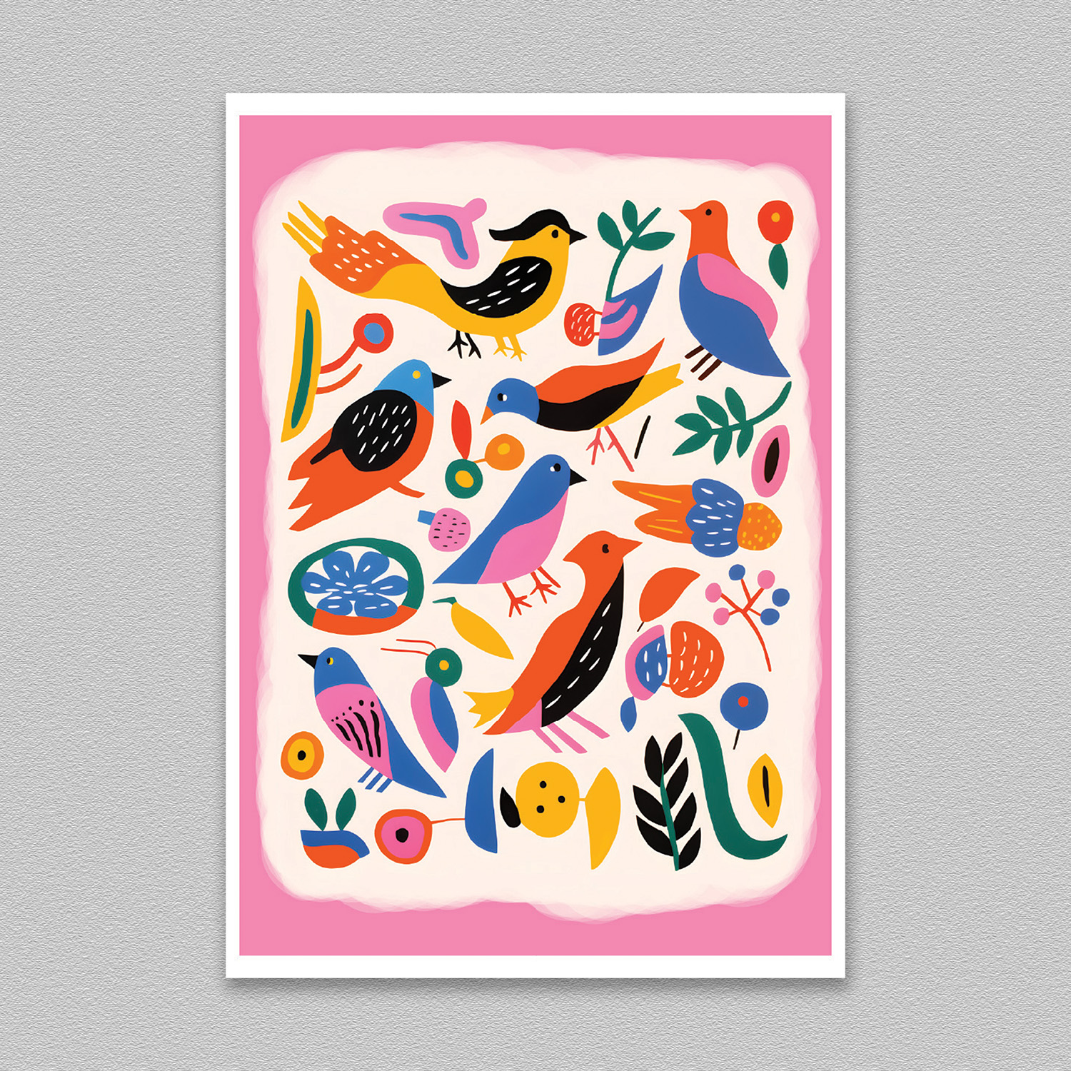 Group of Birds Poster for Print