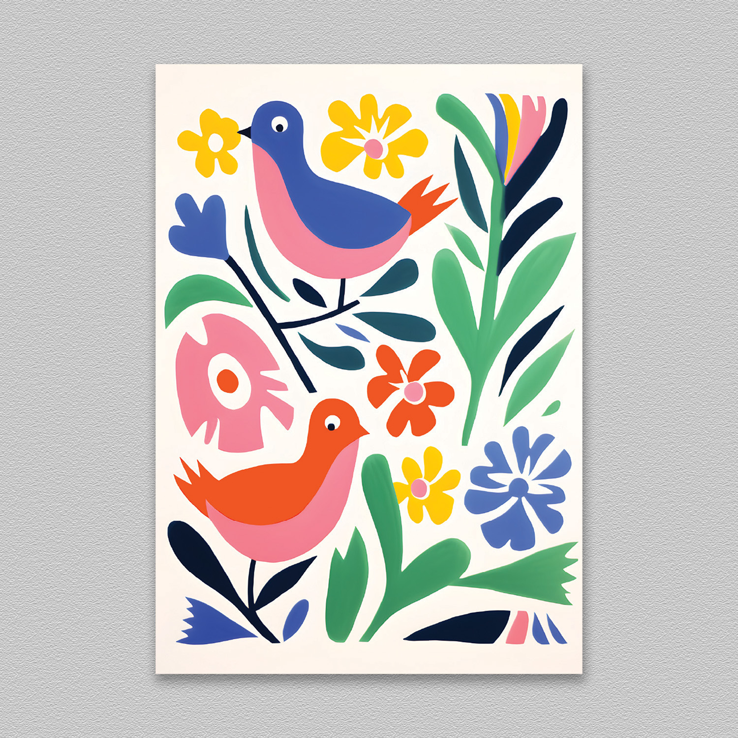 Pair of Birds Print-Ready Art
