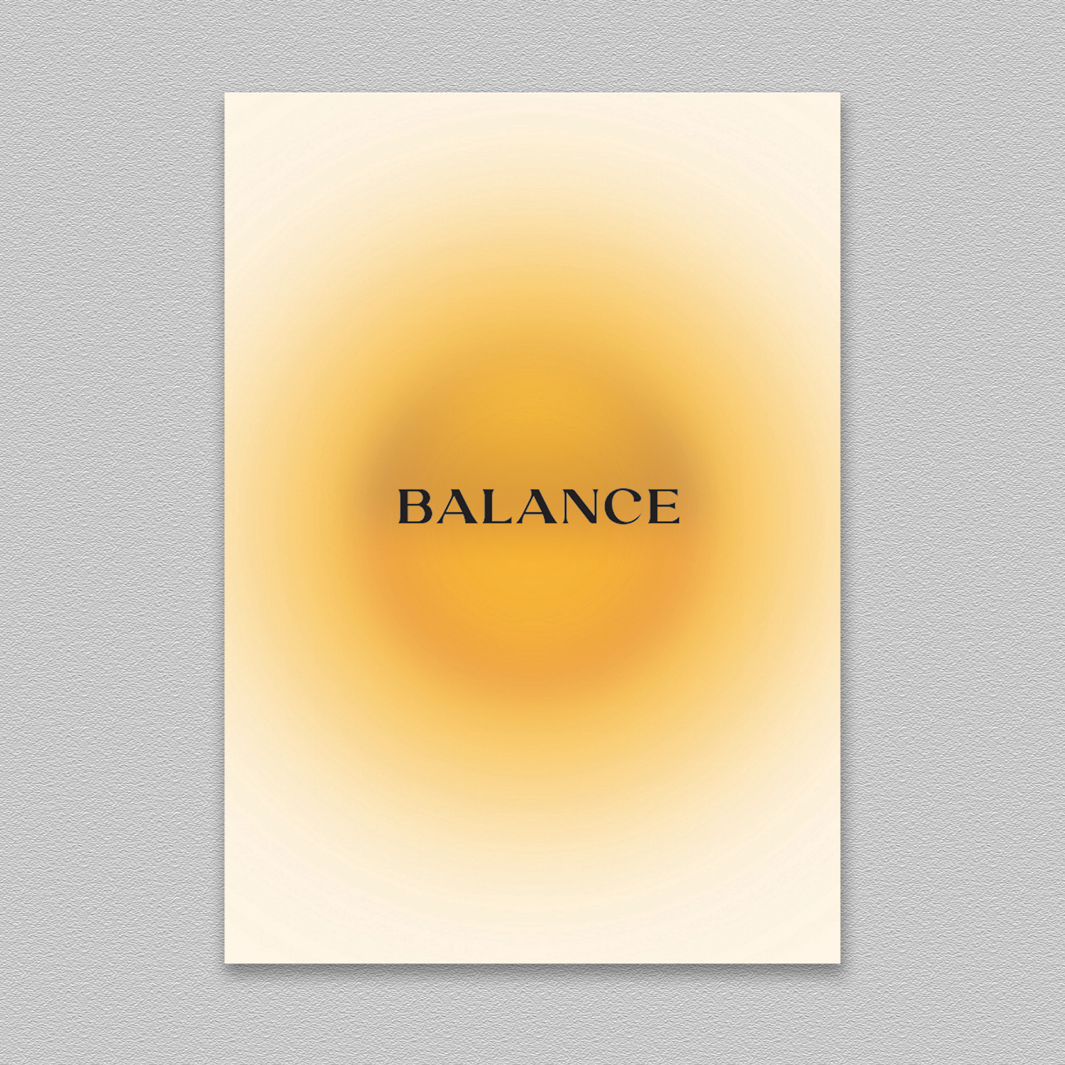 BALANCE Positive Affirmation Poster