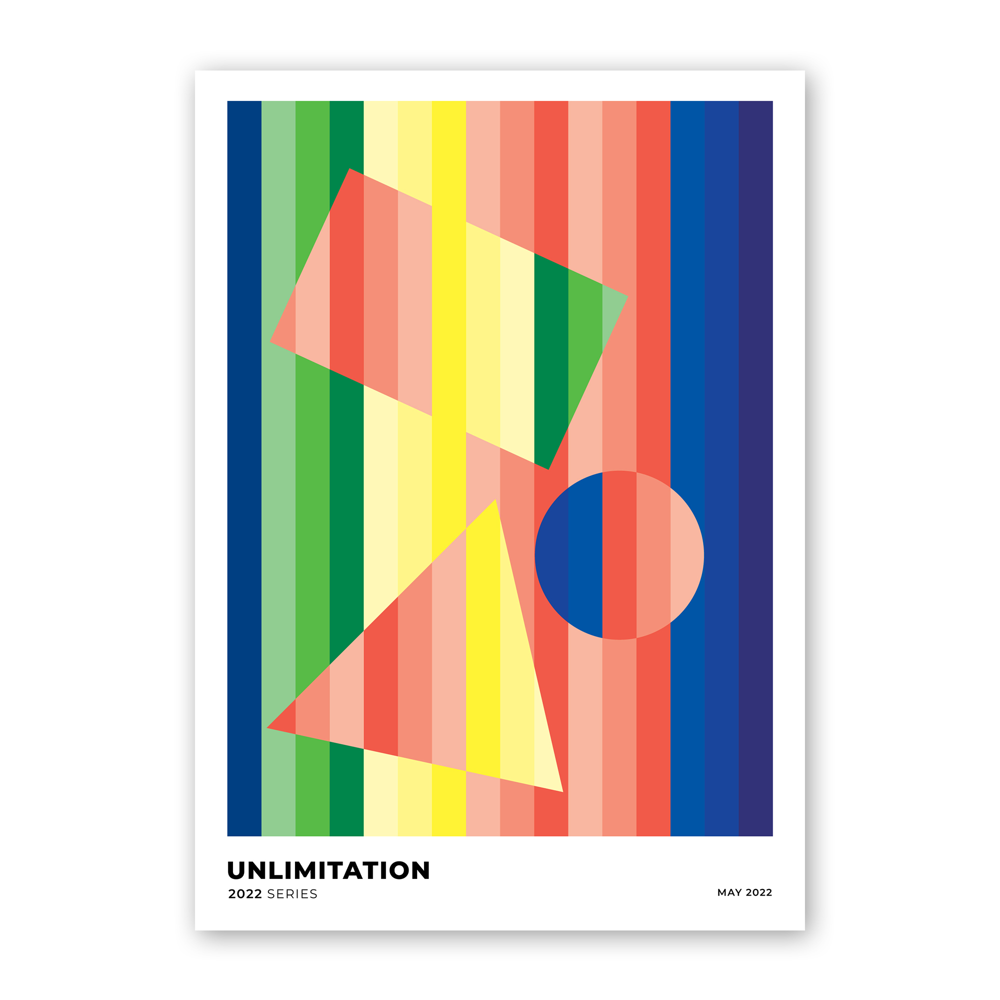 Unlimitation – Abstract Geometry Series Premium Poster
